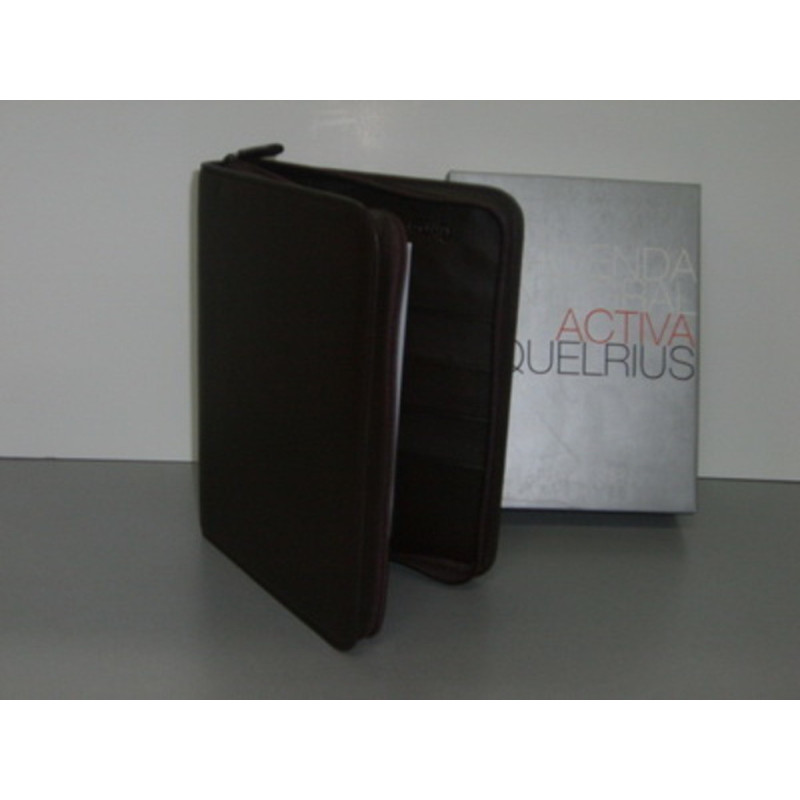 AGENDA MR ACTIVA 6A BANGKOK PIEL CREMALLERA MARRON S/V 29198 ^