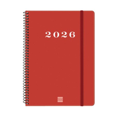 AGENDA MY E10 SVH 2026 ROJO+ FINOCAM26 743503026 171 X 9 X 212 MM