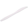 CUCHILLO GRANDE REUTILIZABLE 16,5CM PACK DE 20 BLANCO EXADI