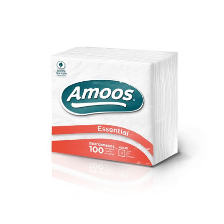 SERVILLETA PAPEL AMOOS 40x40 PAQ.90 DISTRISANTIAGO