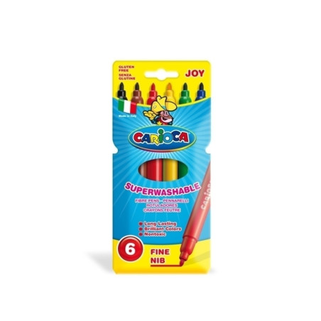 ROTULADOR CARIOCA JOY CARTON  6 COLORES