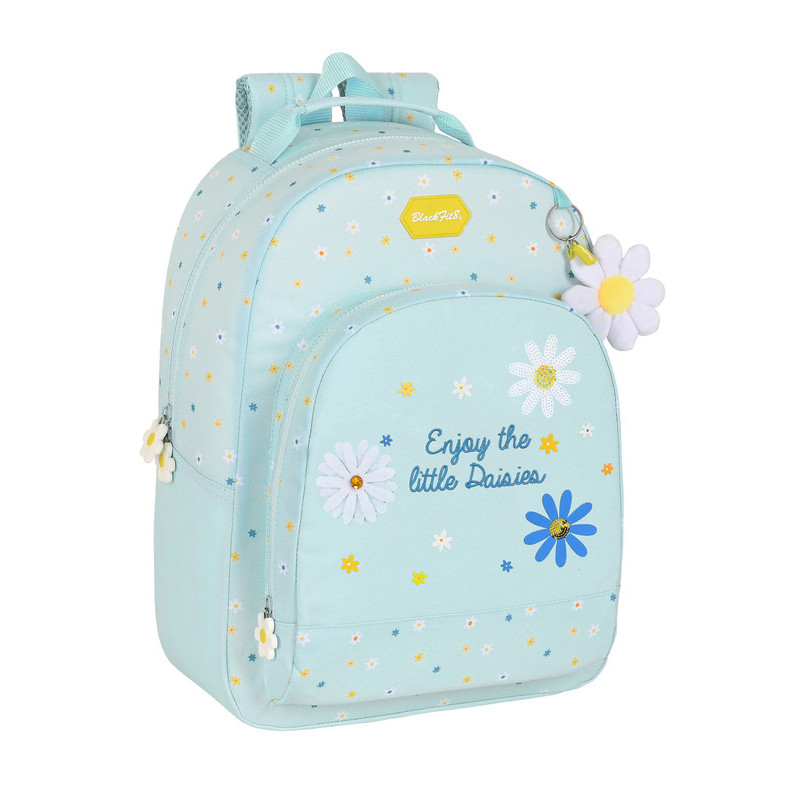 MOCHILA ADAPTABLE RECICLABLE BLACKFIT8 "DAISIES" 642240305 42*32 SAFTA22