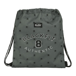 SACO PLANO RECICLABLE BLACKFIT8 "SKULL" 642241196 40*35 SAFTA22