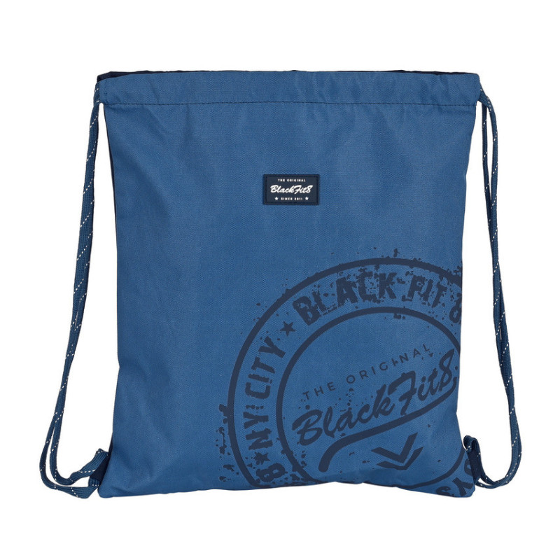 SACO PLANO RECICLABLE BLACKFIT8 "STAMP" 642242196 40*35 SAFTA22