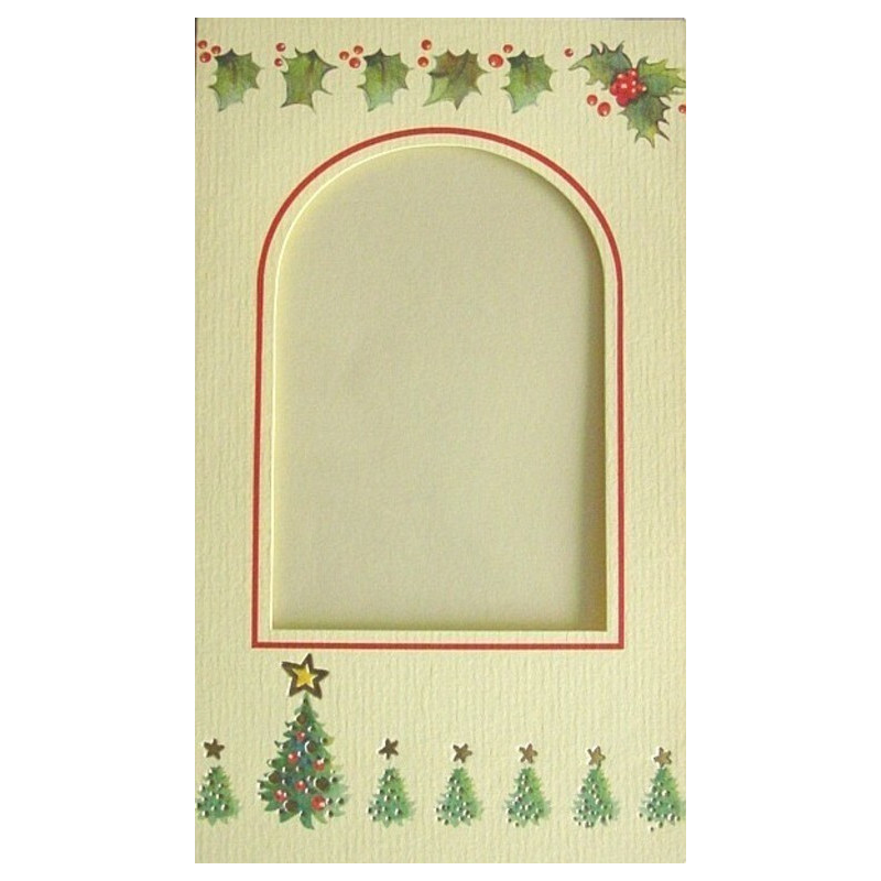 CHRISTMAS EDICROMO FOTOGRAFICO C/ORO 70257 ^