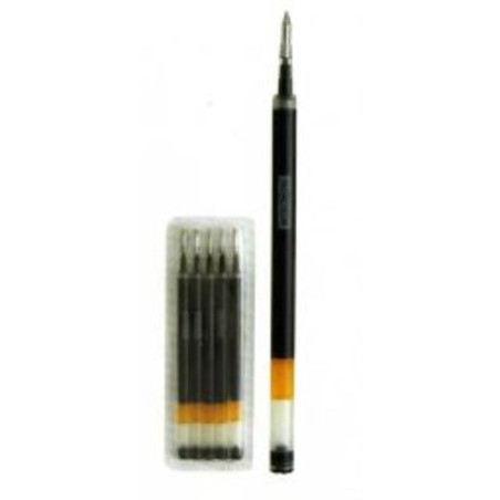 RECAMBIO ROTULADOR INOXCROM GEL IN-IN  NEGRO PTE 5U ^