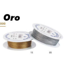 CINTA REGALO CORDON FINO ORO 100MT 4000 C/15