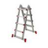 ESCALERA OUTAS MULTIPOSICION TELESCOPICA ALUMINIO 4x4 PELDAÑOS