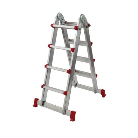 ESCALERA OUTAS MULTIPOSICION TELESCOPICA ALUMINIO 5x4 PELDAÑOS