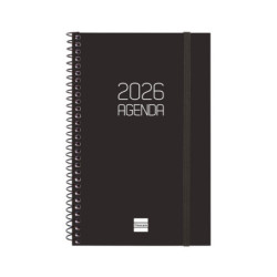 AGENDA OPAQUE E5 SVH 2026 NEGRO+ FINOCAM26 742756026 125 X 14 X 181 MM