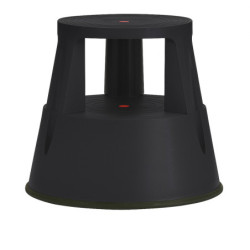 TABURETE TWINCO TWIN LIFT 2 PELDAÑOS CON RUEDAS NEGRO