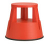 TABURETE TWINCO TWIN LIFT 2 PELDAÑOS CON RUEDAS ROJO