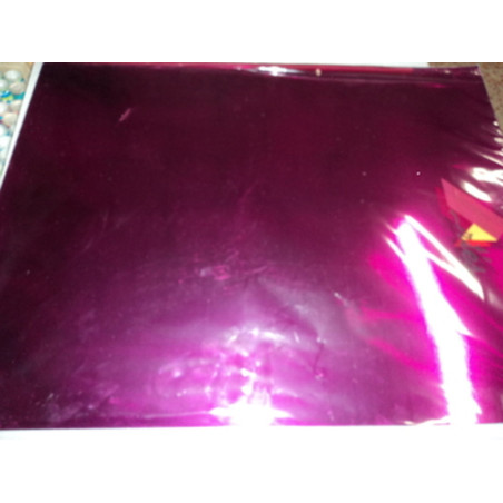 CARTULINA METALIZADA 50*65 FUCSIA BRILLO PTE 25H