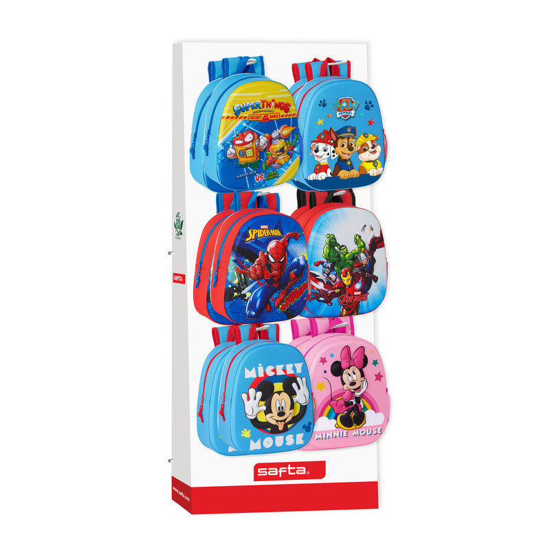 RELLENO EXPOSITOR 945 MOCHILAS 3D SURT. SAFTA23 ENERO 642285912