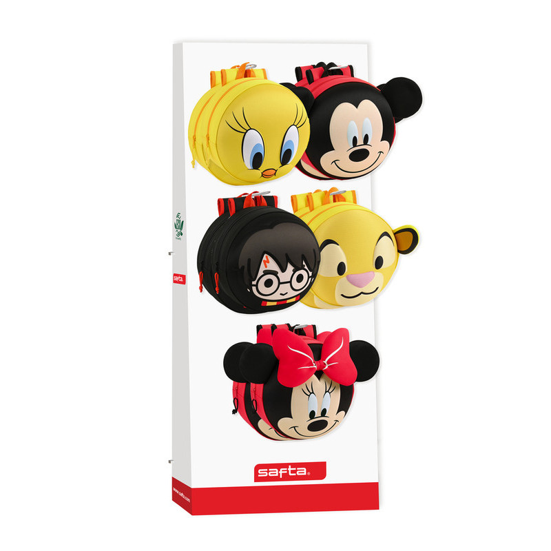 RELLENO EXPOSITOR 945 MOCHILAS REDONDAS 3D SURT. SAFTA23 ENERO 642295912