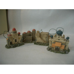 CASAS RESINA C/LUZ JUEGO 4U ^