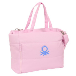 BOLSO CON BOLSILLO PARA PORTATIL 14,1'' BENETTON "PINK" SAFTA23 ENERO 642314293