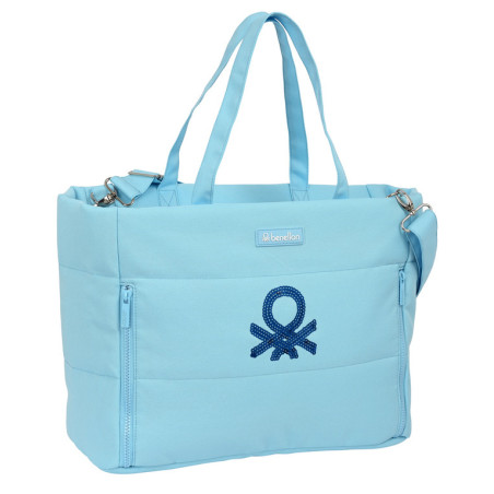 BOLSO CON BOLSILLO PARA PORTATIL 14,1'' BENETTON "SEQUINS" SAFTA23 ENERO 642315293