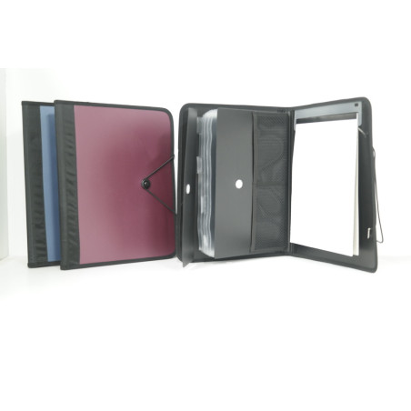 CARPETA CONGRESO A-4 FORCEL PLAST. TRANSP. GOMAS C/FUELLE COLORES SURTIDOS UNIDAD 5730