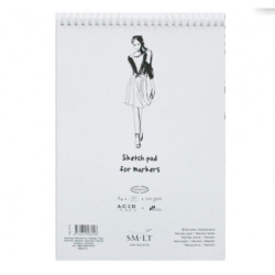 BLOC DIBUJO ESBOZO BLANCO PARA MARCADORES A-4 50H 100G MB-50TS PRECISION