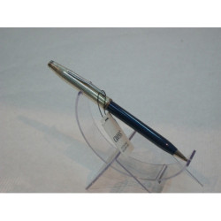 PORTAMINAS 0,5MM CROSS CENTURY II TUXEDO PLATA AZUL TR 463WG-2 ^