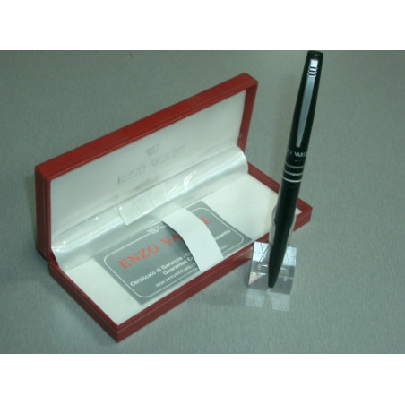 BOLIGRAFO ENZO VARINI METAL NEGRO MATE C/ESTUCHE SE865604 ^