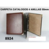 CARPETA CATALOGO WG FL 4A 40MM POLIPIEL NEGRA 89240 ^