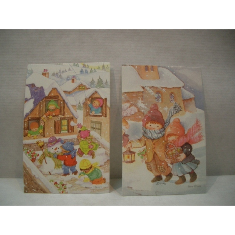 CHRISTMAS EDICROMO TARJETON PEQUEÑO 5680 ^