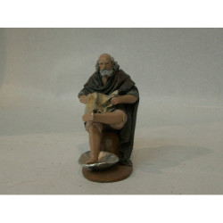 PASTOR LIENZADO LAVANDO PIES 21CM 704 ^