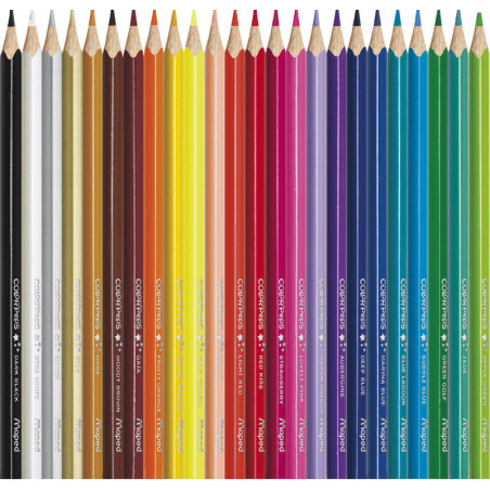 LAPIZ MAPED COLOR PEPS STAR 72 COLORES CAJA CARTON 832072