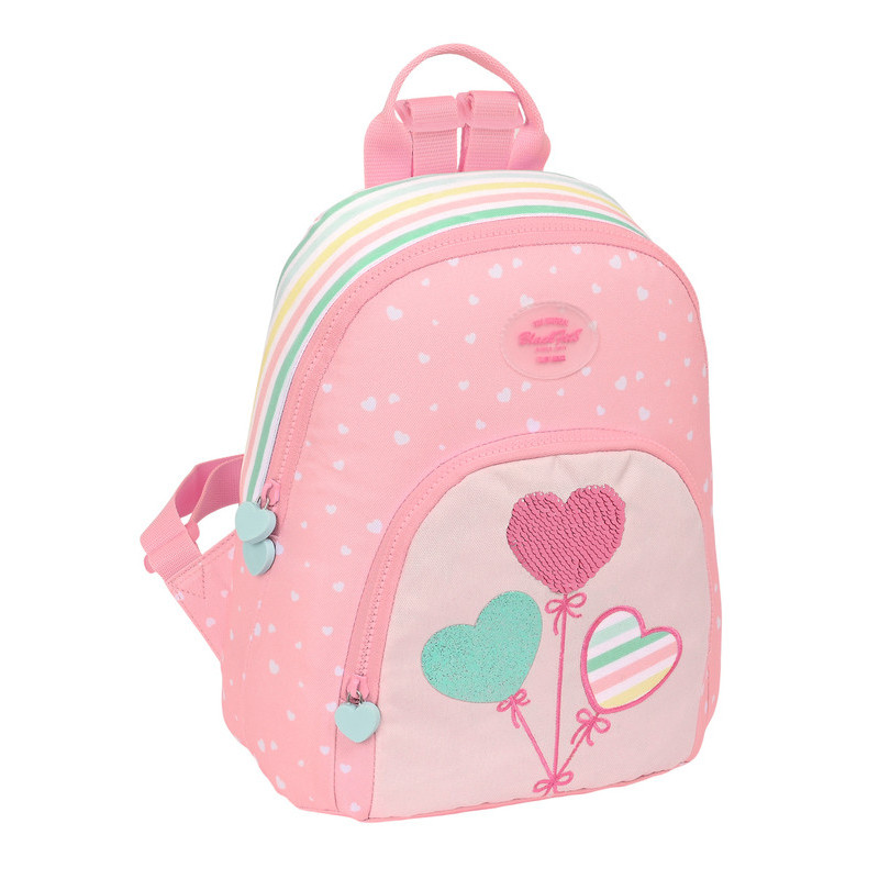 MINI MOCHILA RECICLADO BLACKFIT8 "GLOBITOS" 642339846 SAFTA23 VAC