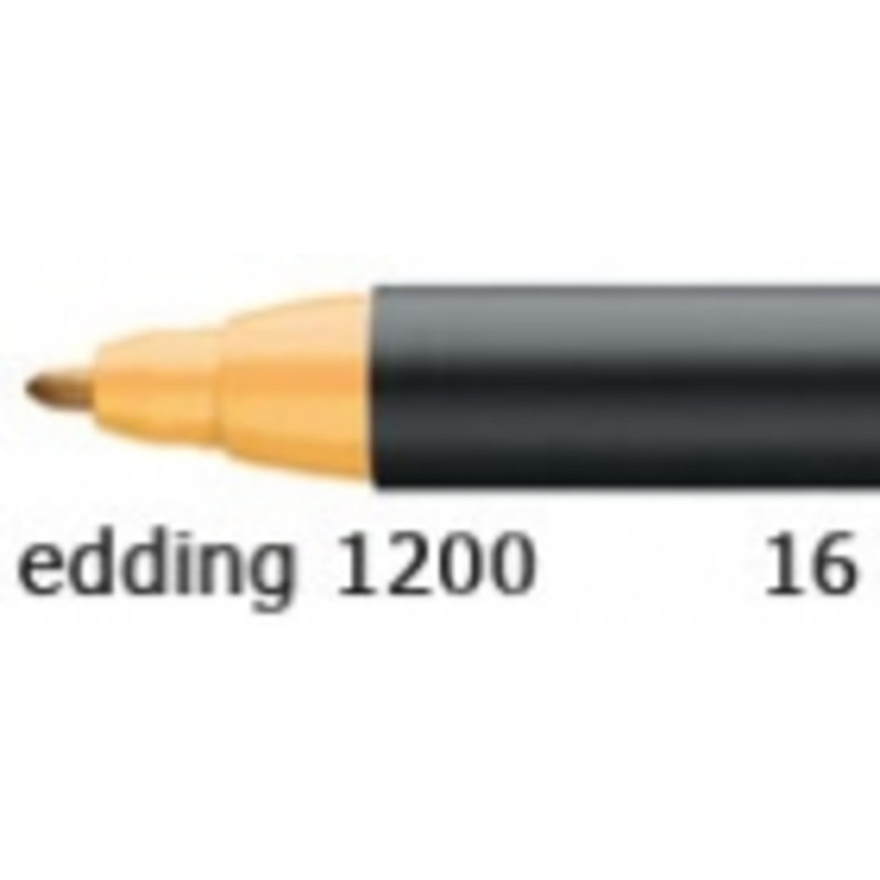 ROTULADOR EDDING 1200 CREMA 16 C/5U