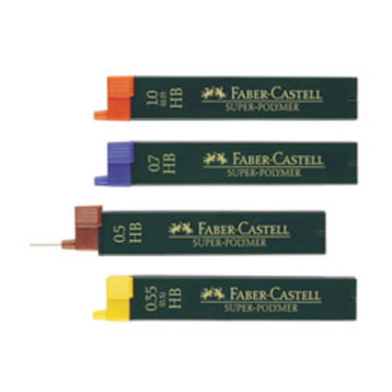 MINA 0,7 FABER-CASTELL SUPER POLYMER 2H C/12U ^
