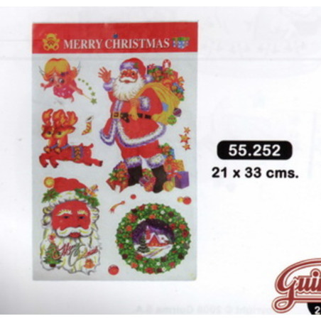STICKER NOEL COLORES 33*21 55252 ^