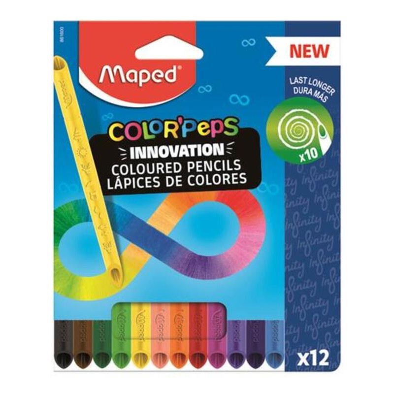 CERAS MAPED COLOR'PEPS INFINITY INNOVATION ESTUCHE 12 COLORES 861600