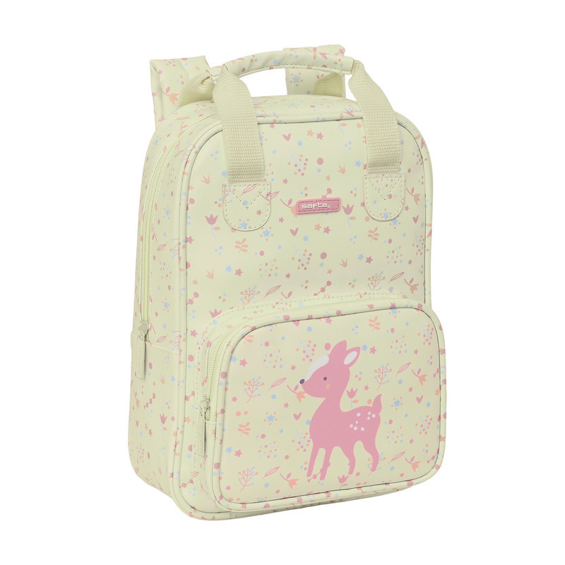 MOCHILA INFANTIL CON ASAS FACIL LIMPIEZA SAFTA PREESCOLAR "FOREST" SAFTA23 ENERO 642356765