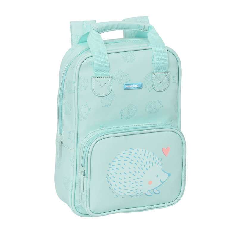 MOCHILA INFANTIL CON ASAS FACIL LIMPIEZA SAFTA PREESCOLAR "ERIZO" SAFTA23 ENERO 642359765