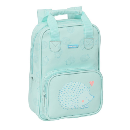 MOCHILA INFANTIL CON ASAS FACIL LIMPIEZA SAFTA PREESCOLAR "ERIZO" SAFTA23 ENERO 642359765