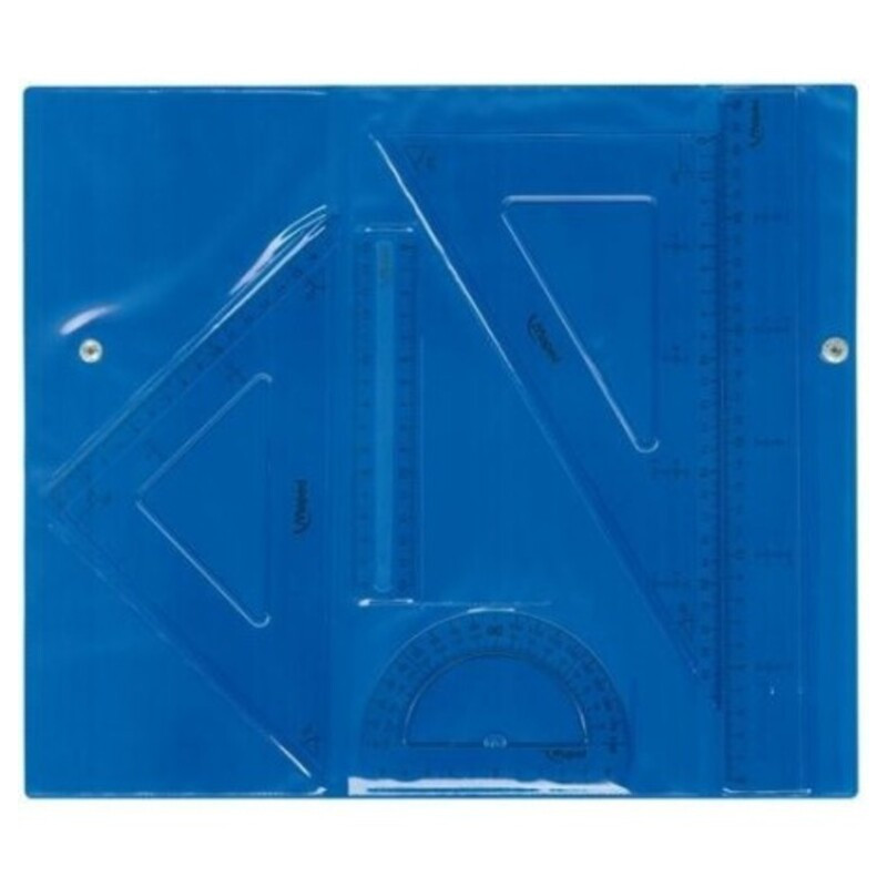 REGLA JUEGO MAPED ESCOLAR 25CM 5 PIEZAS C/BROCHE 897112