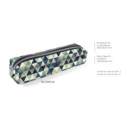PORTATODO PU  2 CREMALLERAS SENFORT18 WINTER PREMIUM 04-GREEN TRIANGLE 200510 04