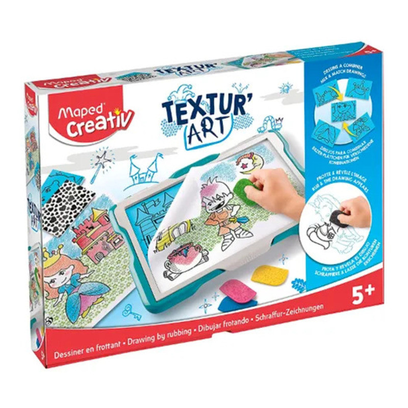 JUEGO MAPED TABLA DIBUJO - TEXTUR ART - CASTILLOS 907038