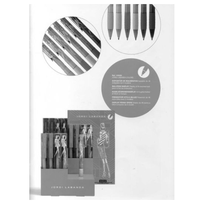 BOLIGRAFO INOXCROM 08 JORDI LABANDA COLORS ^