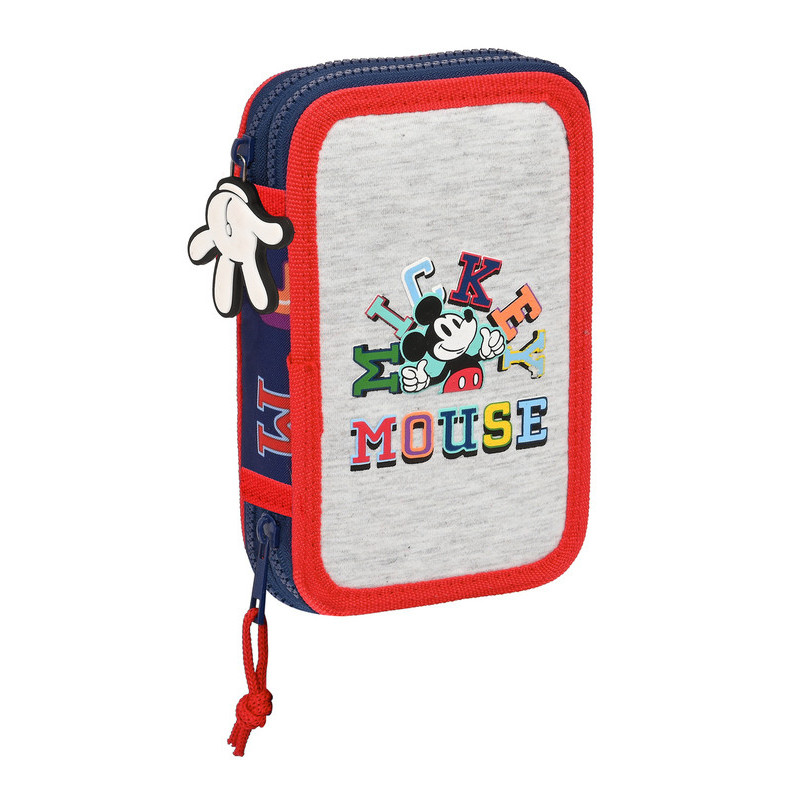 PLUMIER DOBLE PQÑO 28 PCS MICKEY MOUSE "ONLY ONE" SAFTA23 ENERO 412314854