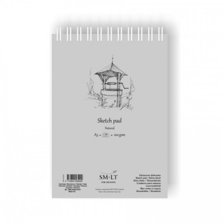 BLOC DIBUJO ESBOZO NATURAL RECICLADO A-5 70H 100G 5EB-70TS/NT PRECISION