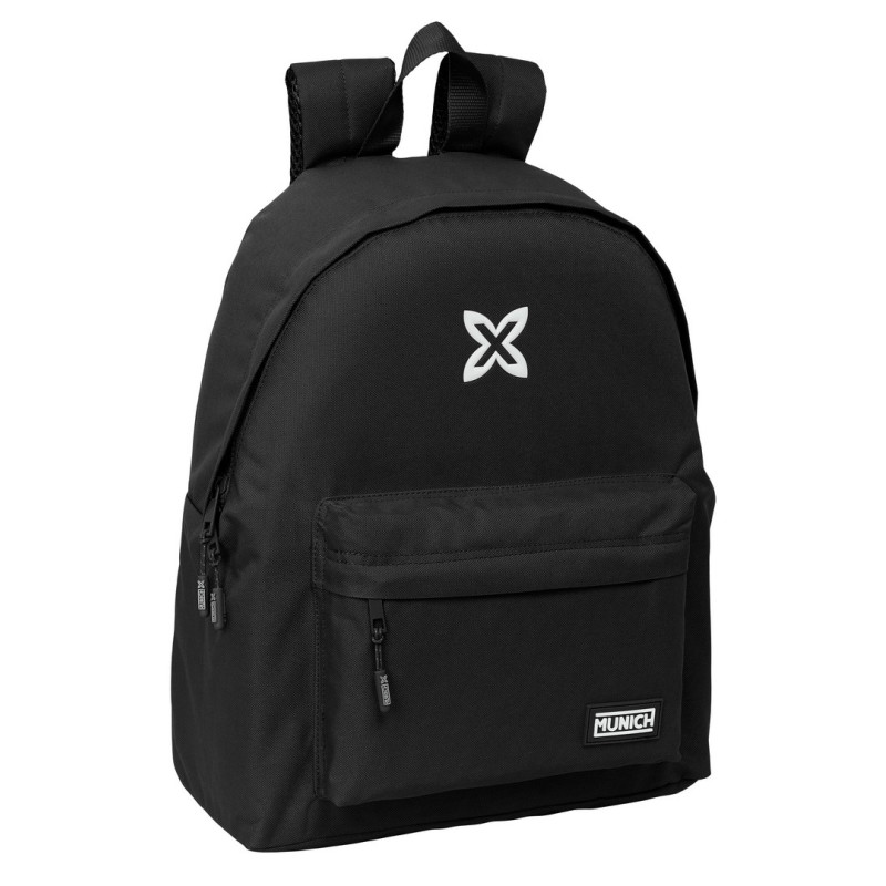 MOCHILA MUNICH BASICOS "NEGRO" SAFTA26 642420774 42X33 UNIDAD