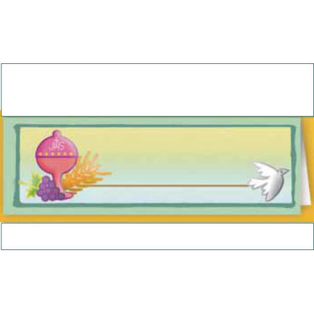 TARJETA ARGU MESA COMUNION C/HENDIDO 37087 PTE 50U ^