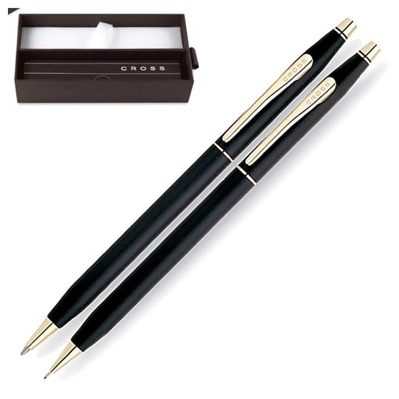 JUEGO CROSS CENTURY NEGRO MATE BOLI LAPIZ 250105 ^