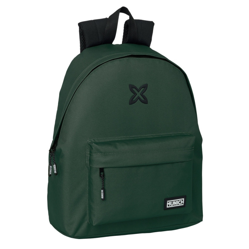 MOCHILA MUNICH BASICOS "VERDE" SAFTA26 642423774 42X33 UNIDAD