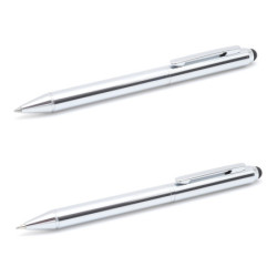 JUEGO BOLIGRAFO PORTAMINAS INOXCROM TOUCH CROMADO C/ESTUCHE 40154015