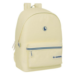 MOCHILA DOBLE PARA PORTATIL 15,6"+USB EL GANSO BASICS "ARENA" SAFTA25 ENERO 642465820